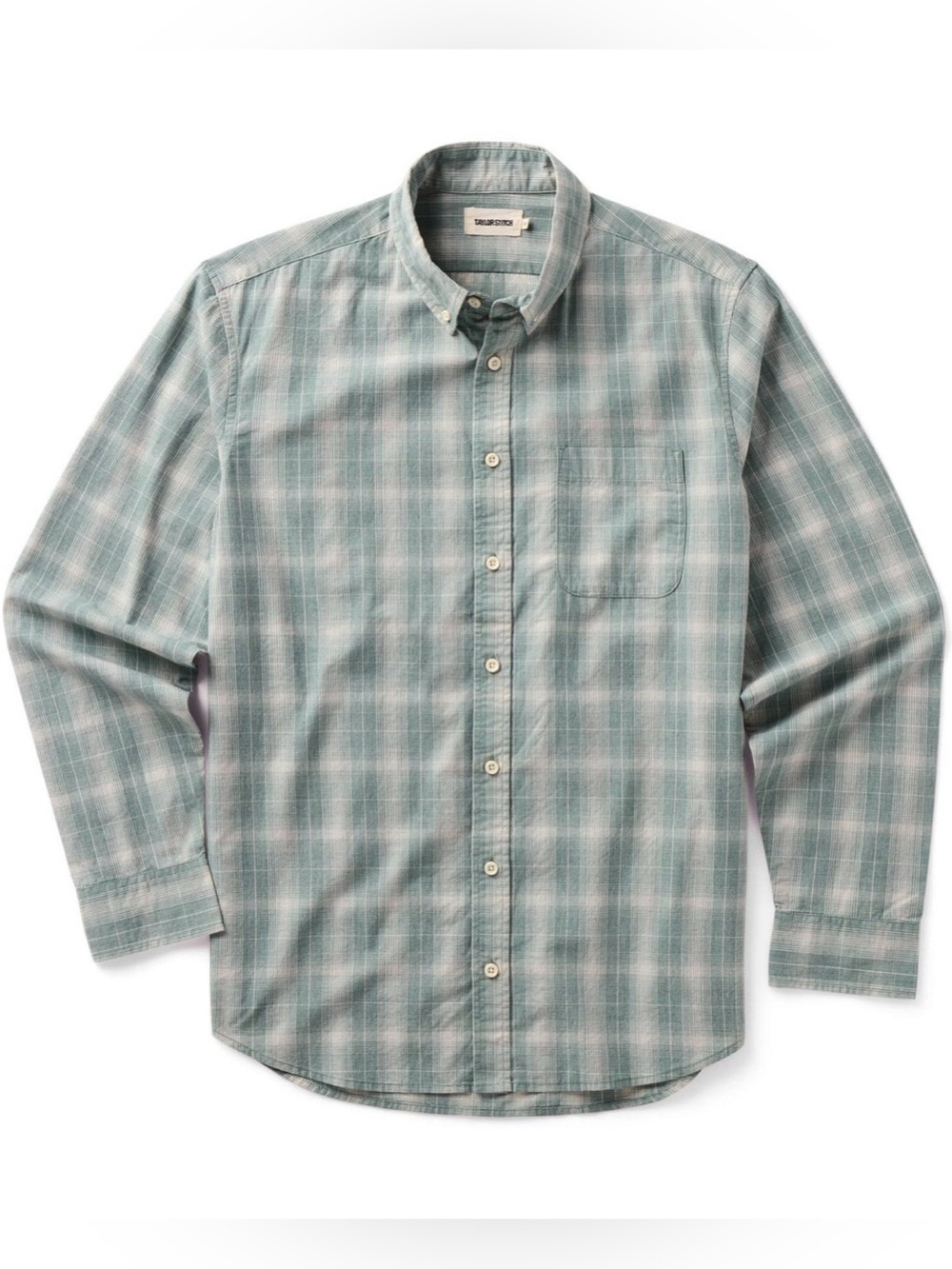 TAYLOR STITCH The Jack Button Down Shirt - Sea Moss Plaid